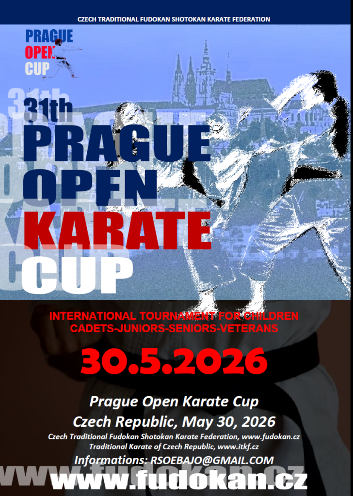 31st PRAGUE OPEN KARATE CUP 2026 – May 30, 2026